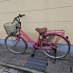 D631☆限定特価☆ 中古自転車 【27インチカーキ6段LEDオートライト  