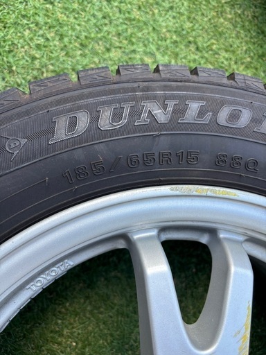 【2024年製】DUNLOP スタッドレス 185/65R15 トヨタ純正4本 DUNLOP スタッドレスタイヤ 185/65R15 トヨタ純正ホイール 2024年製