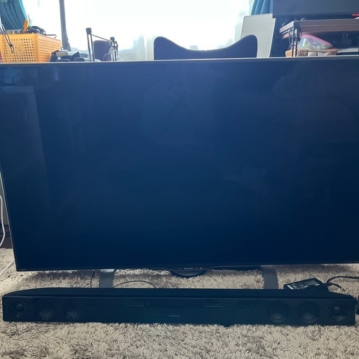 SHARP 50型液晶テレビ サウンドバー付き - きめ細かく
