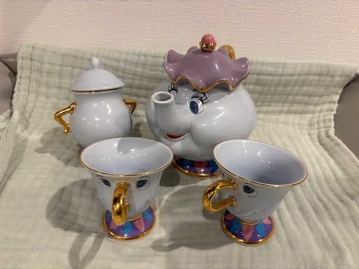 ディズニー 美女と野獣 ポット夫人 コーヒーカップ ティーカップ