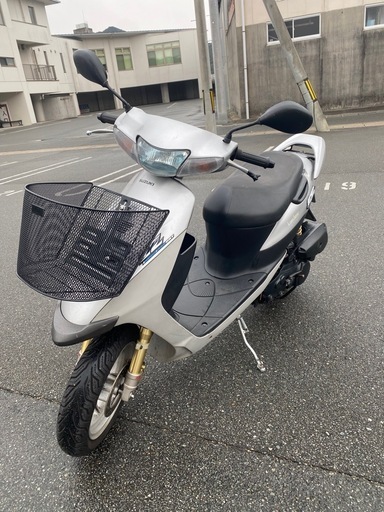 原付　スズキZZ　2スト　シルバー