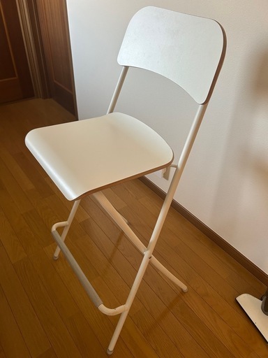 IKEA 角型テーブルと椅子 BILLSTAビルスタ ホワイト ハイ