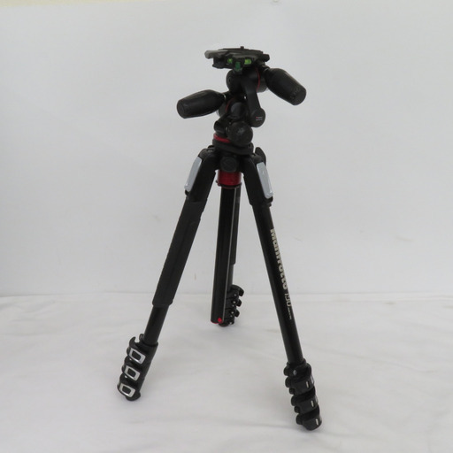Manfrotto (マンフロット) 190プロアルミニウム三脚4段(MT190XPRO4) + XPRO3ウェイ雲台(MHXPRO-3W) ブラック 現状品 【コンプオフ金沢野々市店】