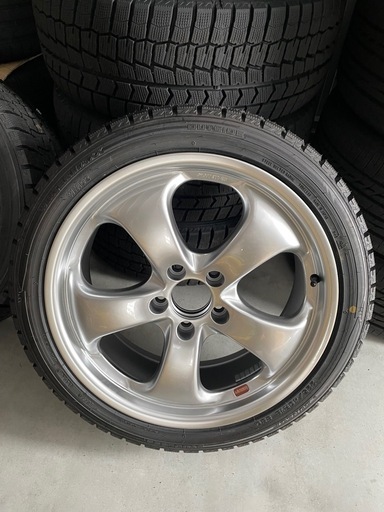 LENSO 18インチ7.5J +47 PCD114.3 225/40R18 WM02 2019年製2本 