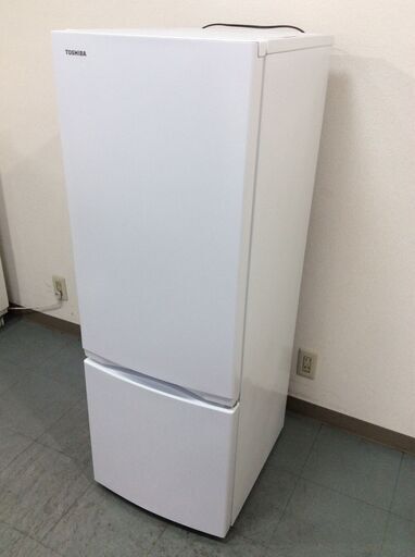 JT9914【TOSHIBA/東芝 2ドア冷蔵庫】美品 2023年製 GR-U17BS-W 家電  