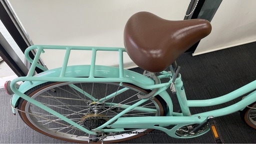 26インチ 内3段変速 オートライト（中古車）水色