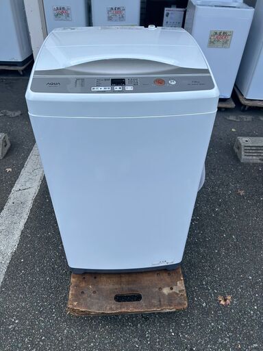 洗濯機 アクア 2023年 7kg AQW-H74【安心の3ヶ月保証☆送料に設置込】💳自社配送時🌟代引き可💳※現金、クレジット、スマホ決済…  (オールモストニュー) 大橋の生活家電《洗濯機》の中古あげます・譲ります｜ジモティーで不用品の処分