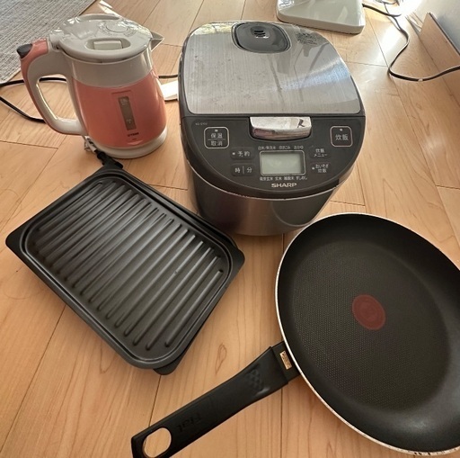 シャープの大型炊飯器は5.5カップで