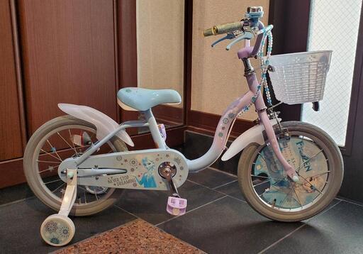 アナと雪の女王 自転車 16インチ 美品【引き取り限定】