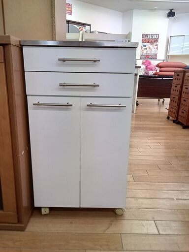 ☆ジモティ割あり☆ NITORI キッチンカウンター ホワイト H95×D50.5