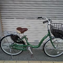 ☆ジモティ割あり☆ 軽快車 26インチ グリーン系 クリーニング済み SJ4331