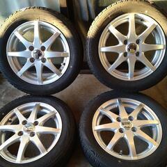 KONIG ホイール 4穴 マルチ 18インチ！スタッドレスタイヤおまけつき！