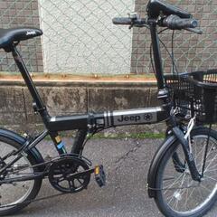 D597 ☆11000円☆ 折りたたみ中古自転車【20インチ 黒】