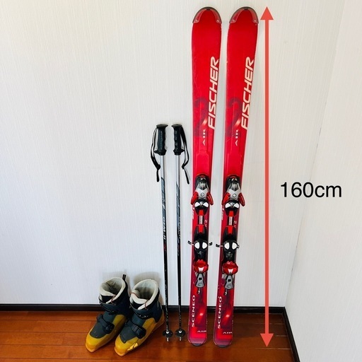 FISCHER Viron 2.2 スキー 165cm FISCHER VIRON スキー板 ホワイト