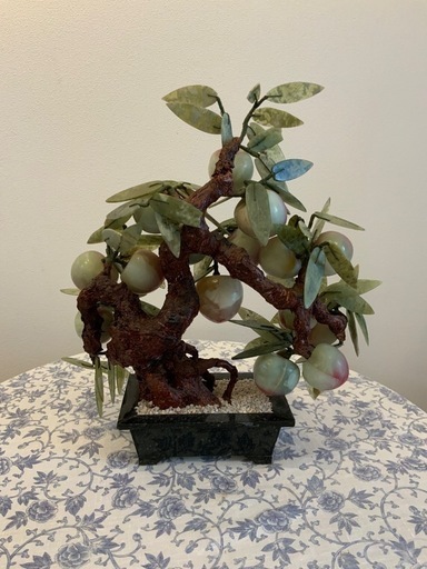 桃の木盆栽中国美術