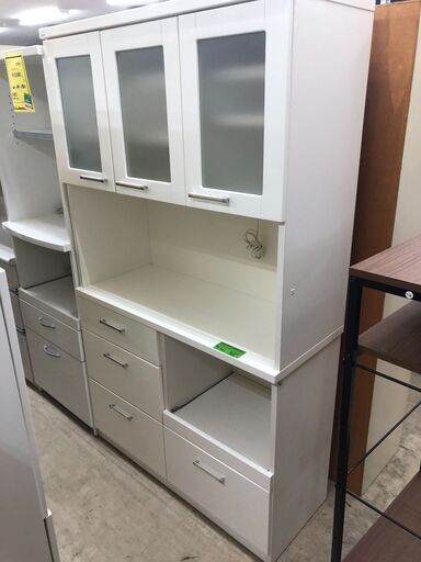 【Sugi】ニトリ　キッチンボード　食器棚 ニトリ キッチンボード Nバンダ システムキッチンボード 食器棚 レンジ