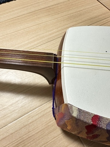 三味線 和楽器 弦楽器 ハードケース付き 細棹三本継