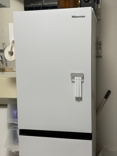 美品）Hisense 162L 冷蔵庫白 (3412) 大森のキッチン家電《冷蔵庫》の  