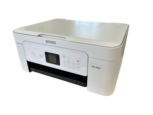 NO.2067 【2021年製】 EPSON インクジェットプリンター 複合機 EW-452A プリンター エプソン 事務用品 中古 (アクア)  柴田のプリンターの中古あげます・譲ります｜ジモティーで不用品の処分