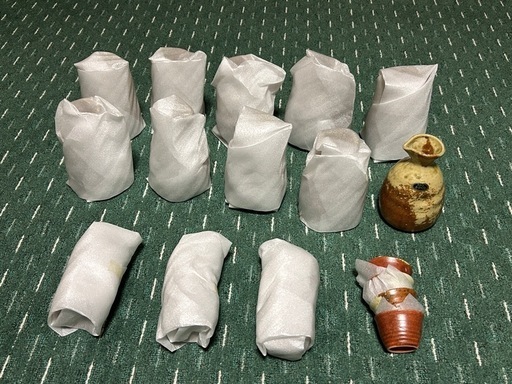 【値下げ中】信楽焼手作り　とっくり\u0026おちょこセット
