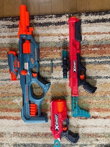 X shot NERFトイガン3点セット美品