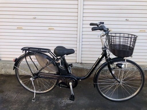 569 パナソニック新機種電動アシスト自転車viviDX26インチブラックボディー