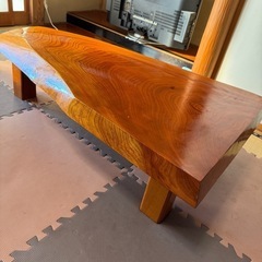 値下げ☆ 高級 一枚板テーブル