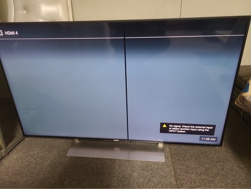 ジャンク品 SONY BRAVIA KJ-49X9000E 液晶テレビ ソニー ソニー