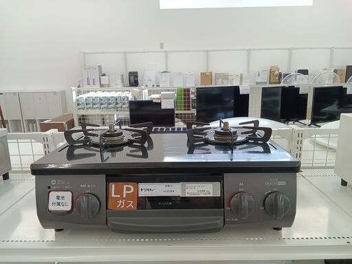 ☆ジモティ割あり☆ Rinnai ガステーブル LPガス用 RTE65VARBR