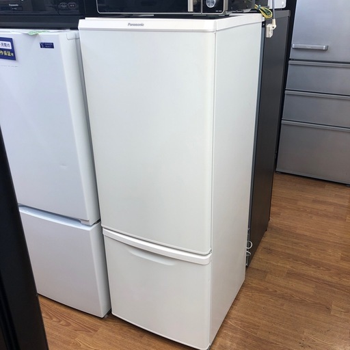 安心の1年保証付！！【Panasonic 2ドア冷蔵庫NR-B17FW-W 2022年製168L  