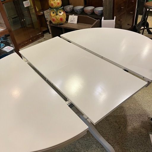 池上店】 IKEA イケア ダイニングテーブル 伸縮式 伸長式 テーブル