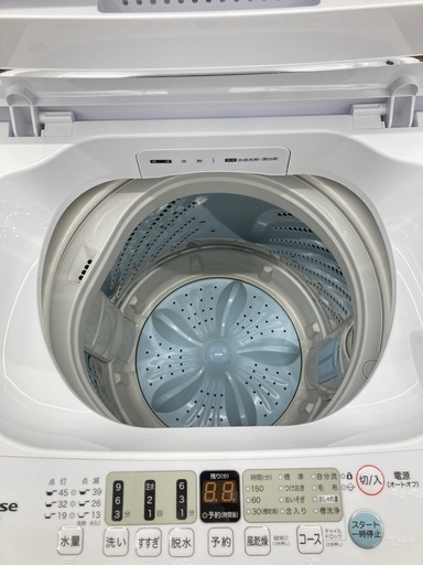 安心の6ヶ月保証！Hisense 全自動洗濯機【トレファク堺福田店】の通販 