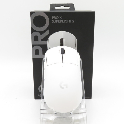 Pro X SUPERLIGHT 2 ゲーミングマウス ワイヤレス ホワイト 純正USBケーブル欠品 LogicoolG ロジクールジー G-PPD-004WL-WH ゲーム周辺機器 【コンプオフ金沢野々市店】