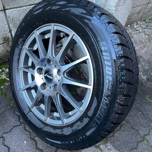 スタッドレスタイヤ ホイール付き 195/65R15 4本セット ブリヂストン 