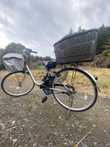 パナソニック電動アシスト自転車20インチ折り畳み型 シルバー パナソニック電動アシスト自転車20インチ折り畳み型 シルバー 自転車