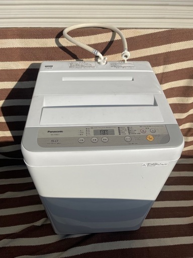 ☆ジモティ割あり☆ Panasonic 洗濯機 NA-F50B11 5kg 18年製 動作確認