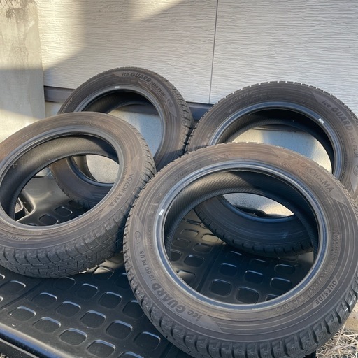 バリ山スタットレス155/65R14 (G-RIDE) 小山のタイヤ、ホイールの中古  