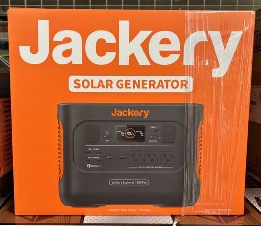 引取限定】Jackery ポータブル電源 1000 未使用品 PTB101【ハンズ