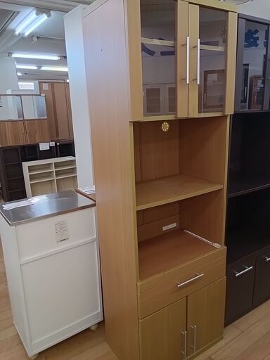 ☆ジモティ割あり☆ パモウナ レンジボード ライトブラウン H206.5×D50