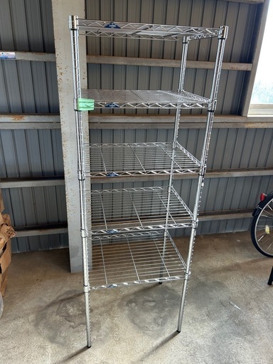 【最終値下げ】ルミナススリム スチールラック 幅120cm オプションパーツ付き ルミナススリムラック 最終値下げ】ルミナススリム スチールラック 幅