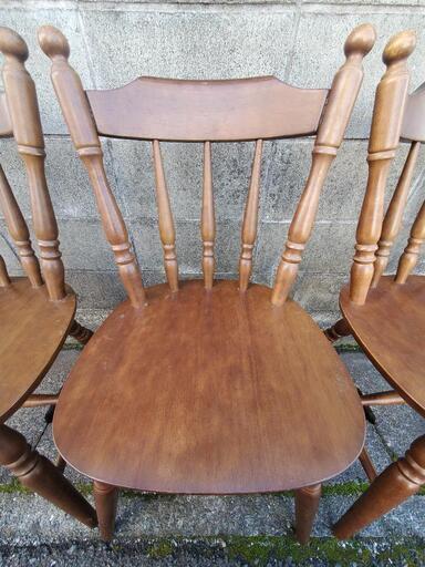 イギリスアンティーク チェア4本セット 1930年代