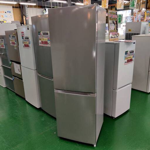 2022年製 IRIS OHYAMA 冷凍冷蔵庫 KRSN-23A 231L コンパクトなのに大容量！アイリスオーヤマガラス棚冷凍冷蔵庫 231L