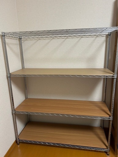 決まりました美品✨メタルラック 板付き