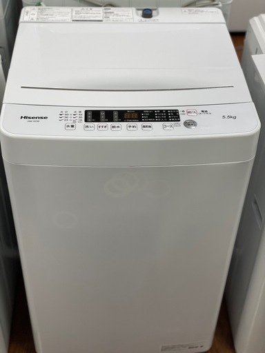 🉐セール🉐送料・設置込み可洗濯機5.5kg Hisense 2022年 (沖縄家電家具  
