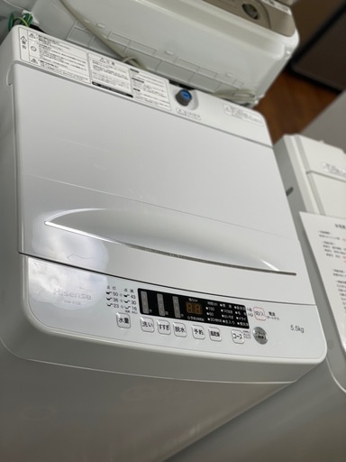 ハイセンス（HISENSE） 中古 洗濯機 一人暮らし 5.5kg コンパクト 予約 