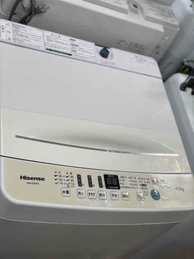 🉐セール🉐送料・設置込み可洗濯機4.5kg Hisense 2021年 (沖縄家電家具  