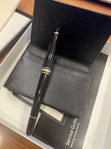 モンブラン MONTBLANC ボールペン ローズゴールド 名刺入れ ビジネスカードホルダー