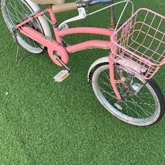 ☆ジモティ割あり☆ 小型自転車 20インチ ピンク クリーニング済み KJ3413