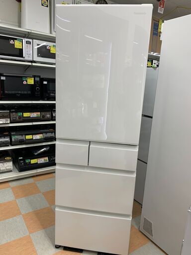 冷蔵庫 パナソニック NR-E417EX-W 2021年製 ※当店6ヶ月保証  