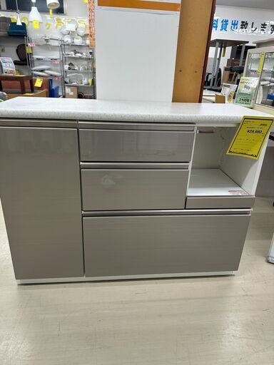 ジモティ来店特価!! キッチンカウンター ニトリ ホワイト J-0824